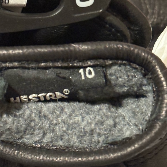 Hestra Black Rättvik Elk Leather Gloves 3176HK-10 Men's New With Tags 9 - Picture 12 of 12